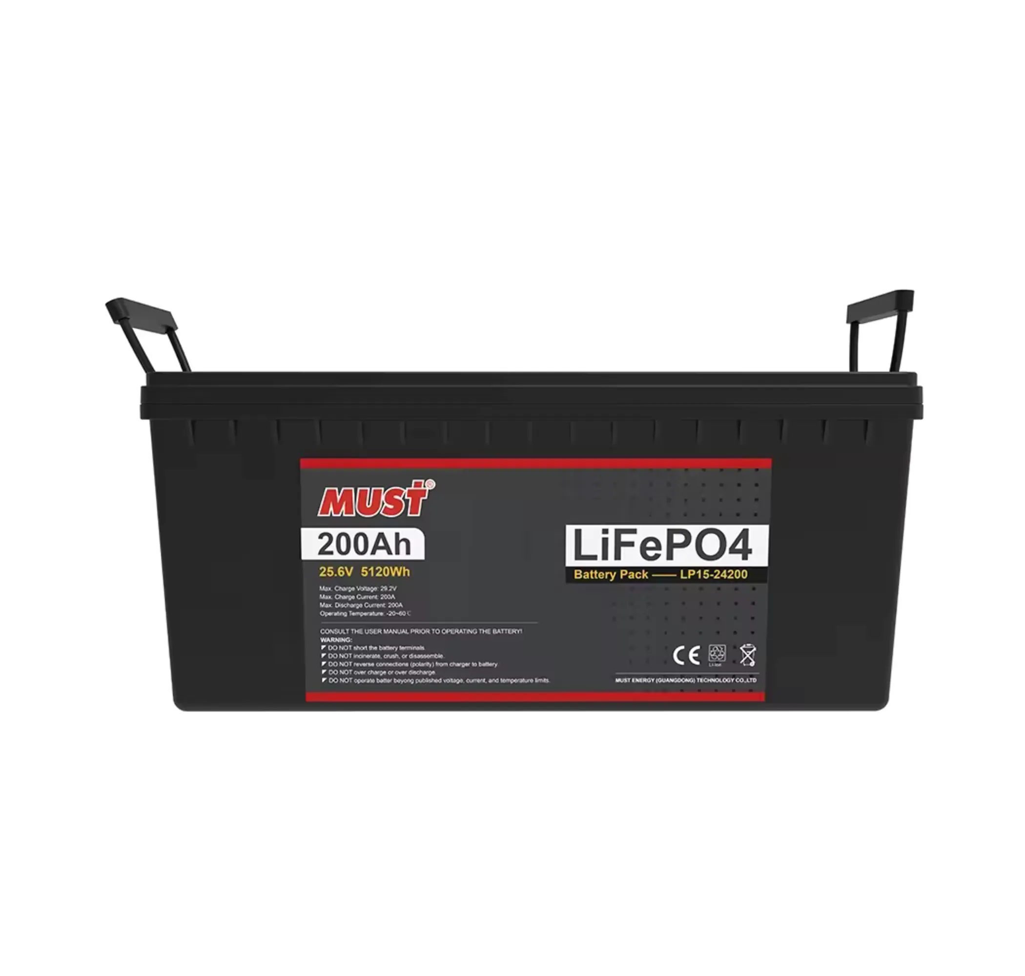Batería de Litio MUST 200a 12v